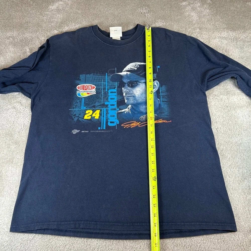 VTG 2005 Winner's Circle Jeff Gordon NASCAR T-Shirt Men's XL Navy DuPont Graphic